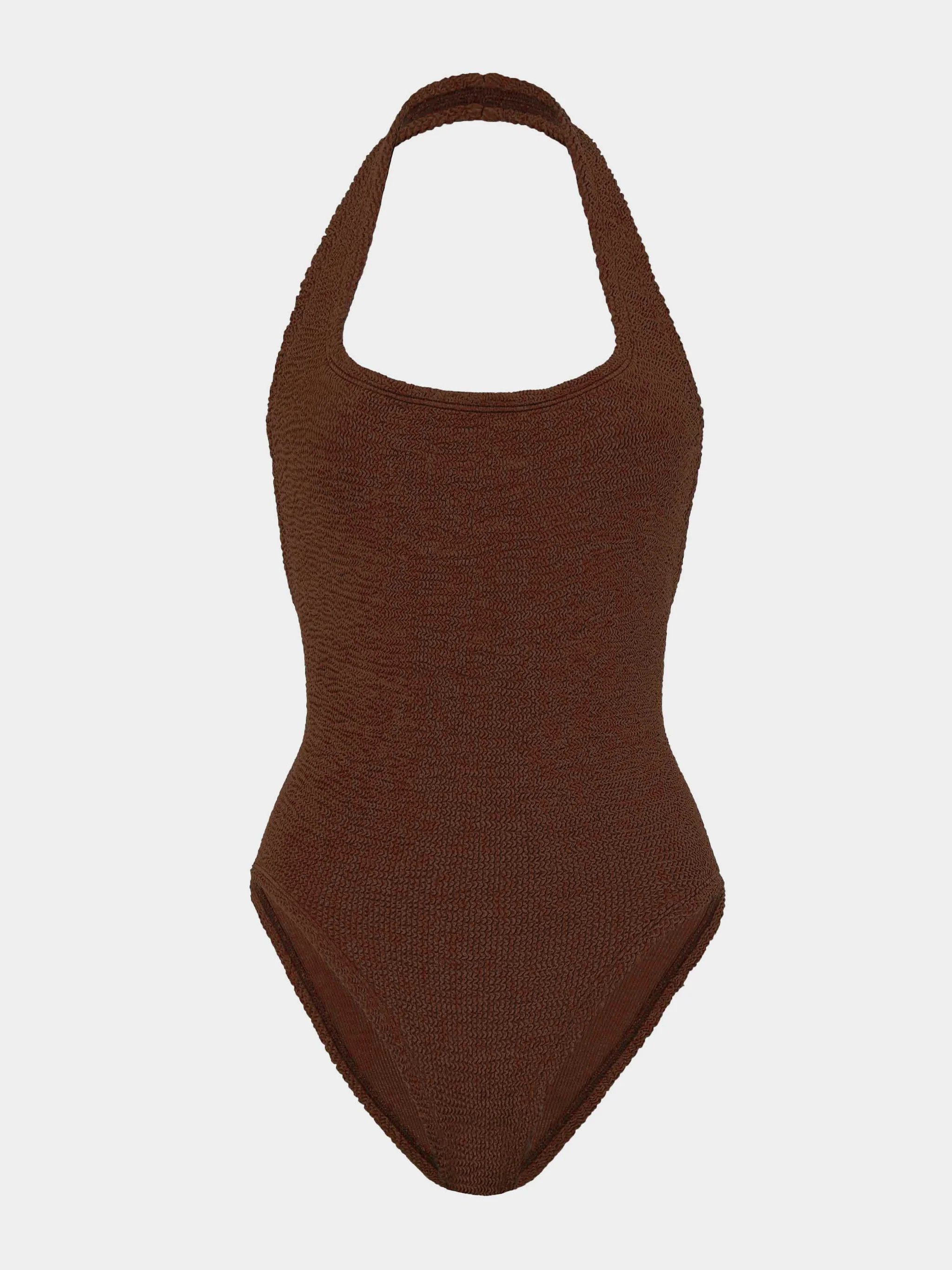 Sandy Swim - Metallic Chocolate | HUNZA G