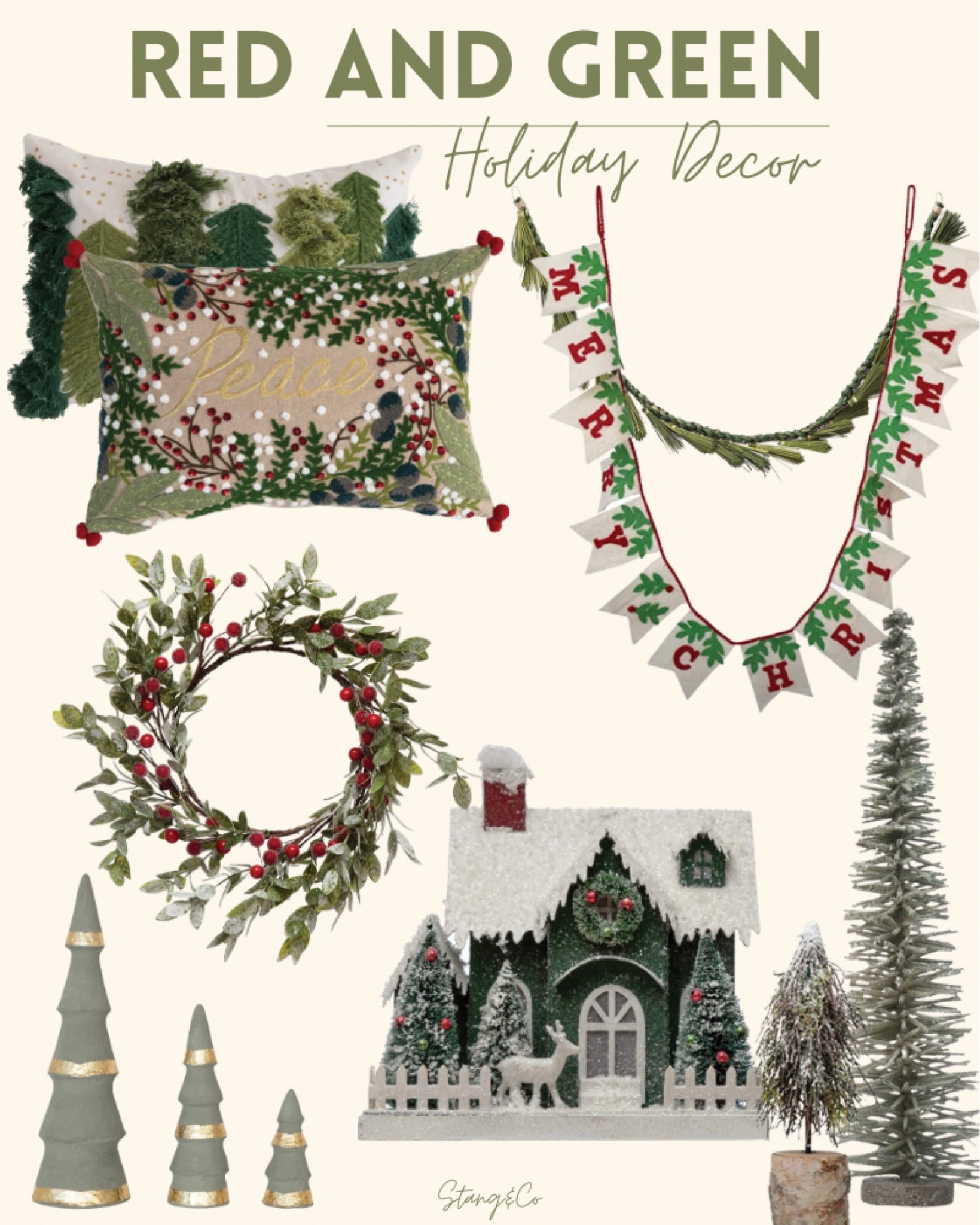 Red and green holiday decor

#LTKHoliday #LTKhome #LTKSeasonal