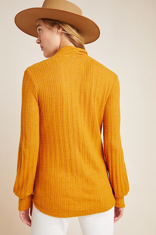 Rafela Hacci Surplice Top | Anthropologie (US)