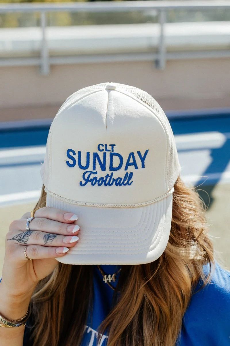 CLT Sundays Trucker Hat | Girl Tribe Co.