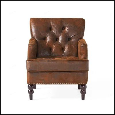 Sophisticated Tufted Club Chair with Exquisite Detailing for Stylish and Comfortable Living | Wayfair North America