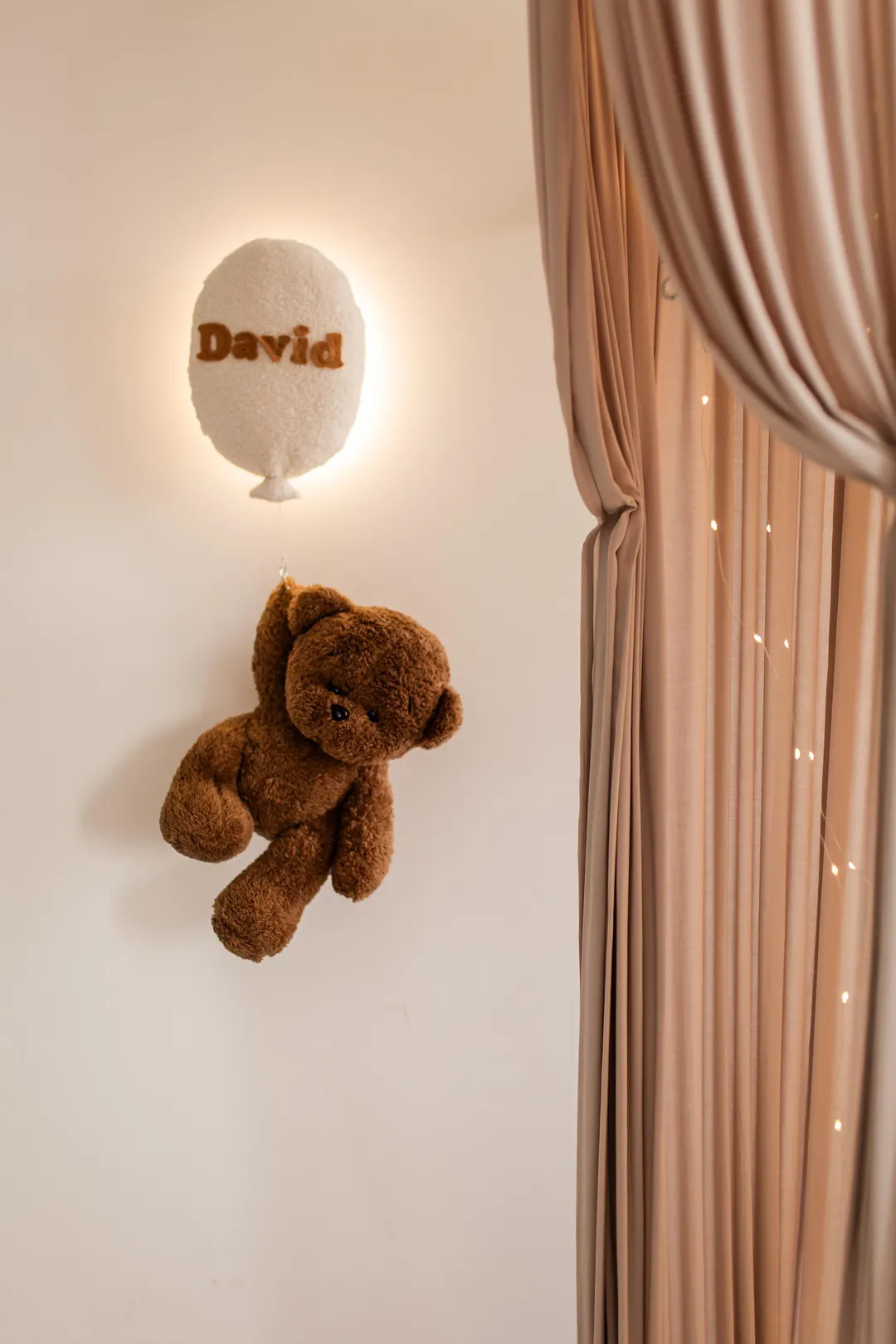 Balloon Night Light With Plush Toy: Nursery Wall Decor - Etsy | Etsy (US)