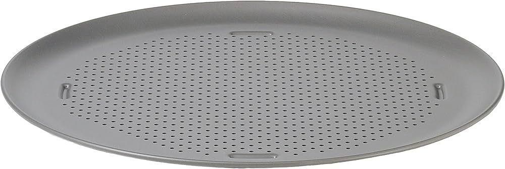 Calphalon Pizza Pan with Holes, 16-Inch Nonstick Round Pizza Crisper, Dishwasher Safe, Silver | Amazon (US)