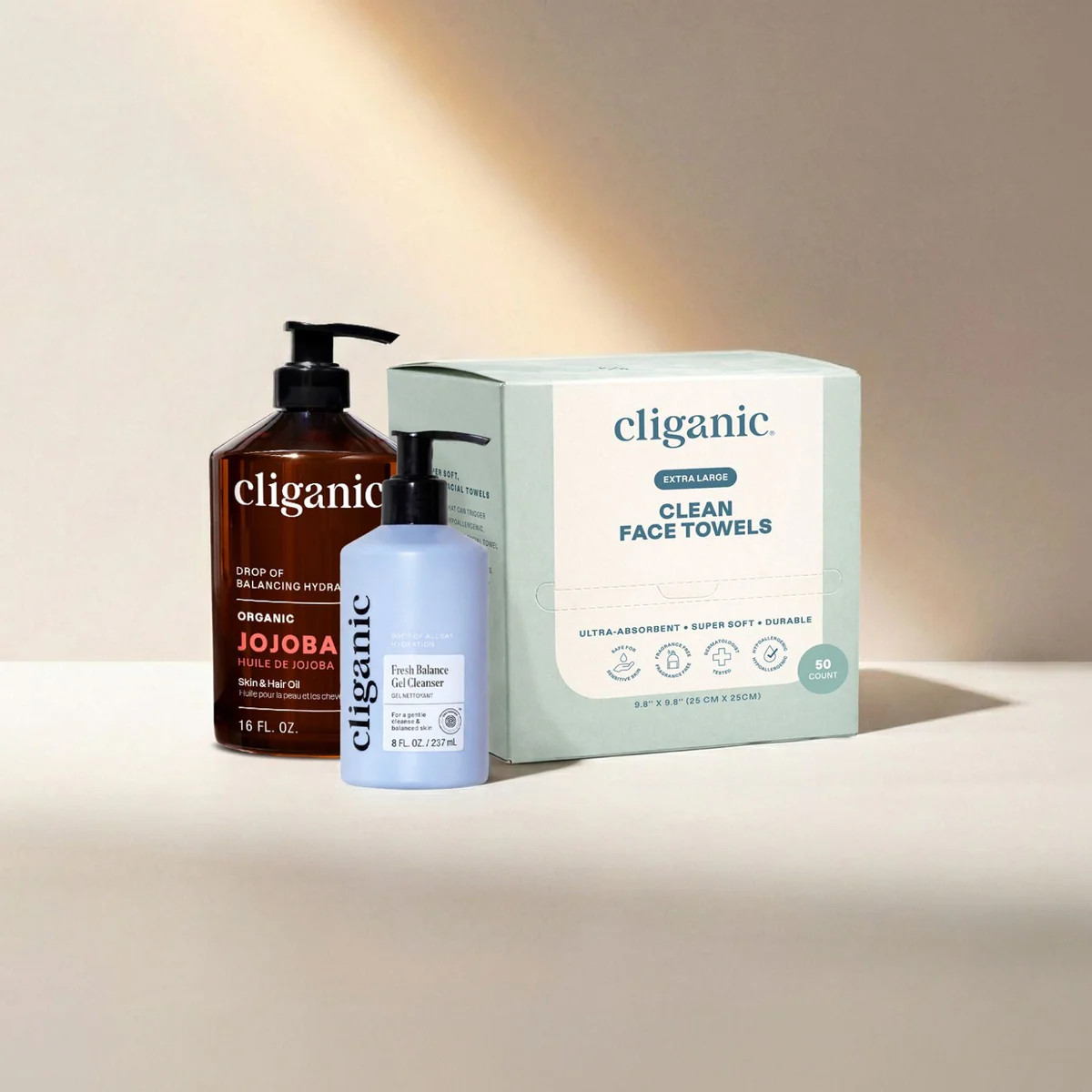 Bare Necessities Makeup Removal Bundle | Cliganic