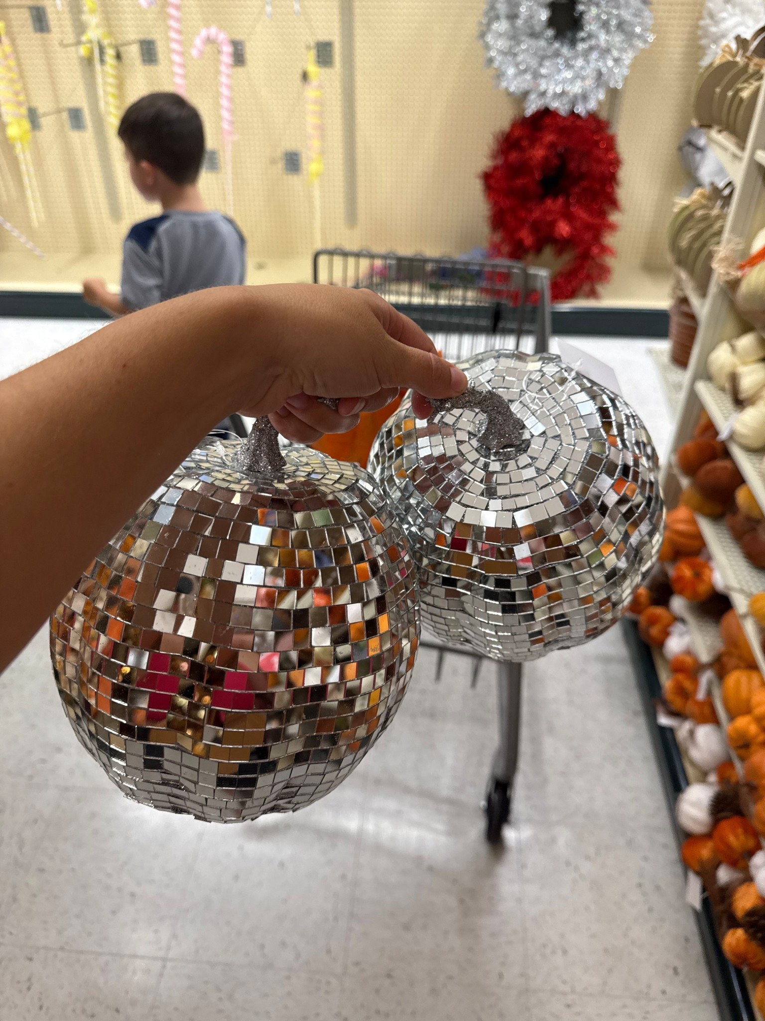 Disco Pumpkins! 

#pumpkin #discopumpkin #pumpkindecor #falldecor #halloweendecor 

#LTKSeasonal #LTKHome #LTKFindsUnder50