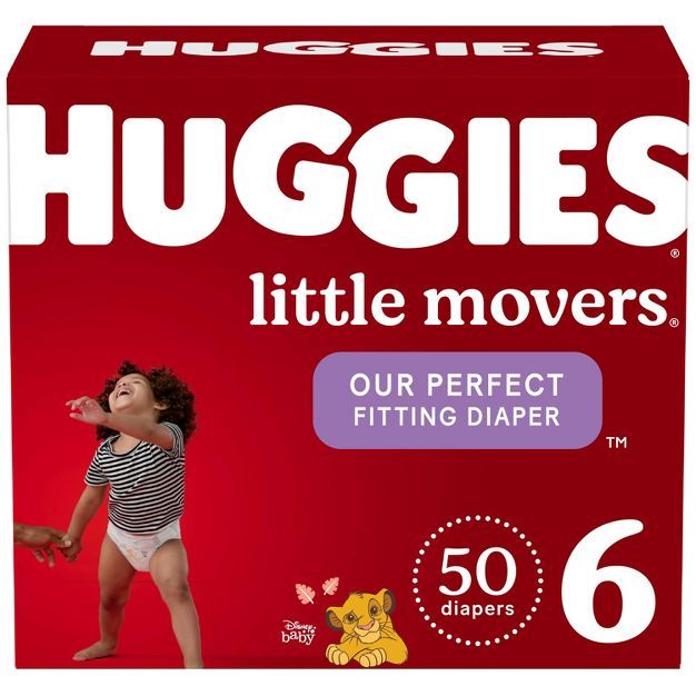 Huggies Little Movers Baby Disposable Diapers - (Select Size and Count) | Target