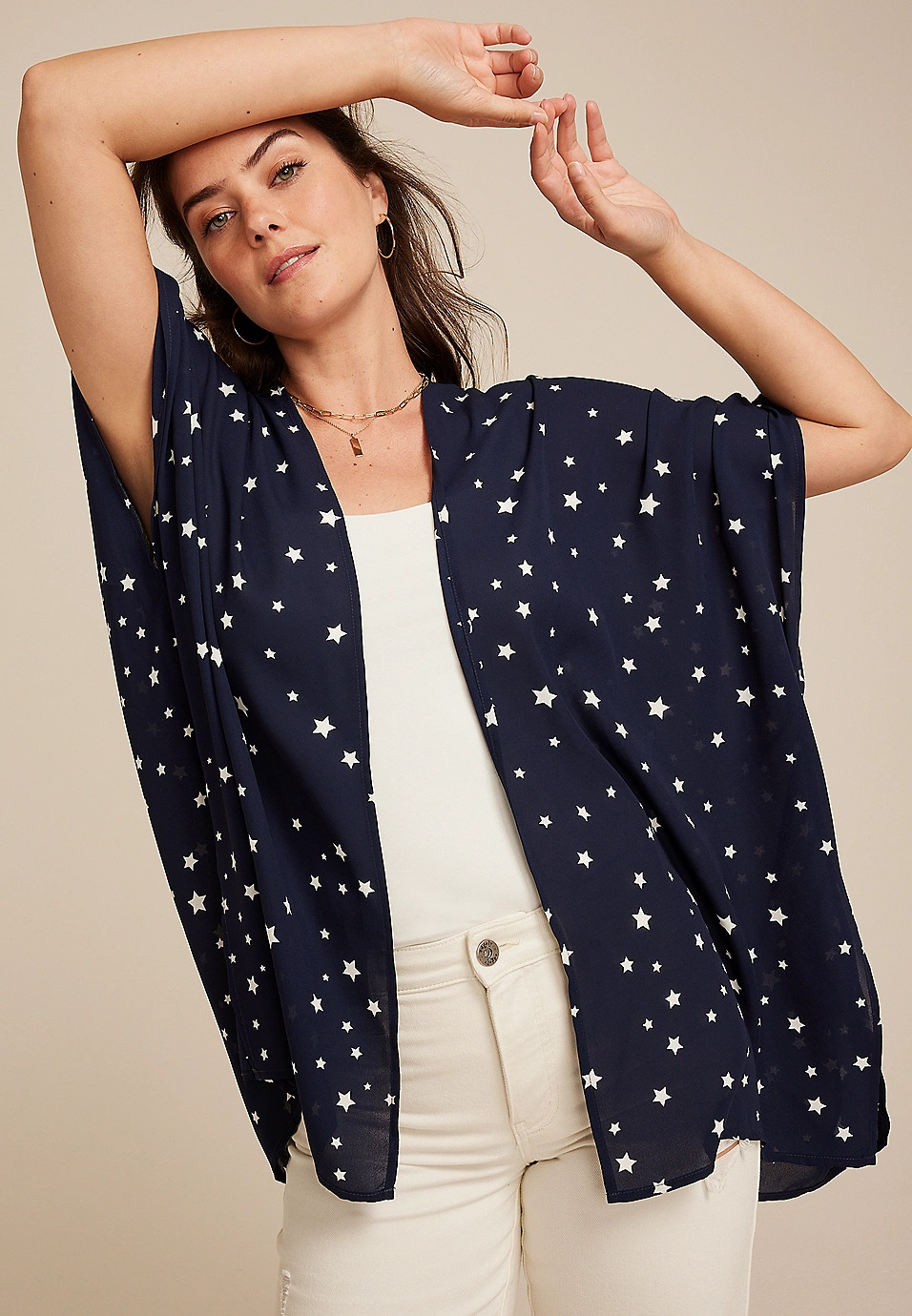 Americana Star Kimono | Maurices
