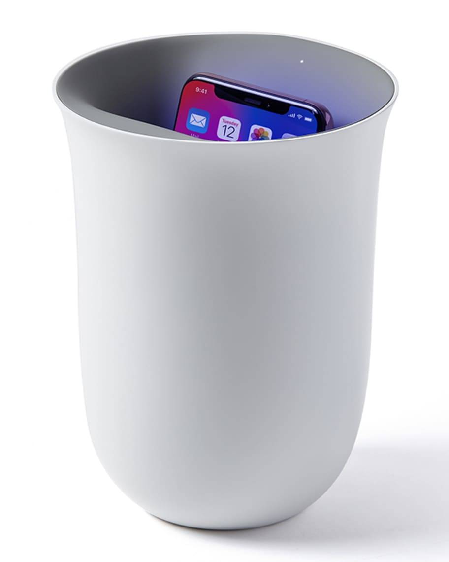 Lexon Design OBLIO Wireless Charging Station with Built-In UV Sanitizer | Neiman Marcus