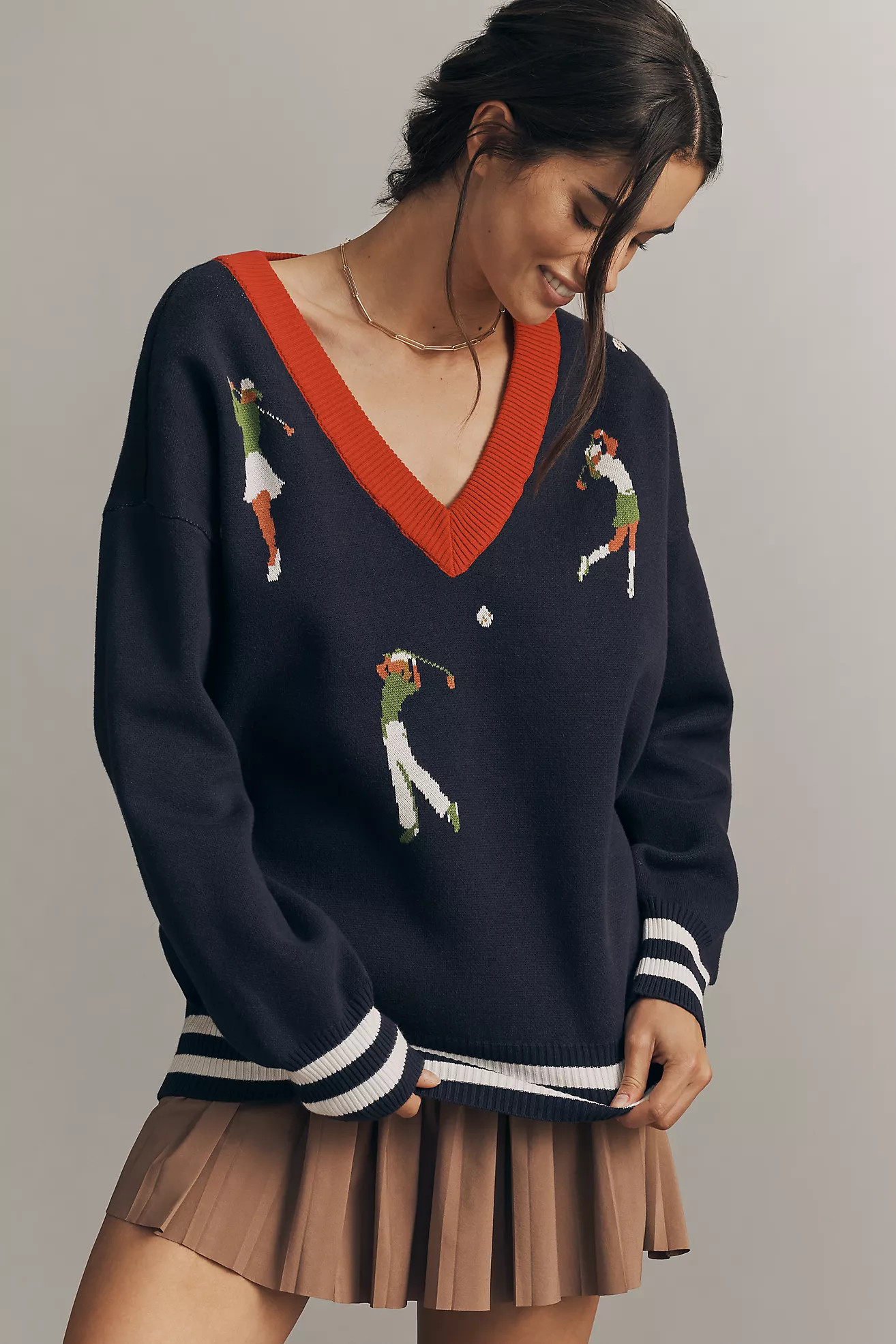 Daily Practice V-Neck Cotton Sweater | Anthropologie (US)