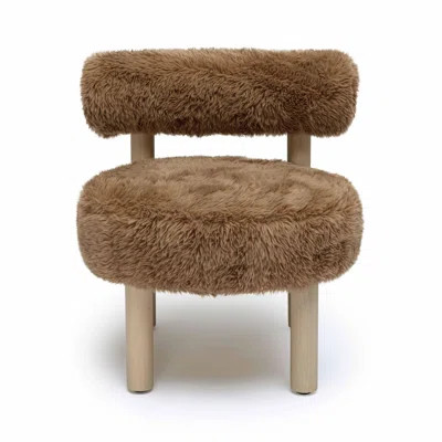 Carmel Vegan Shearling Accent Chair | Wayfair North America