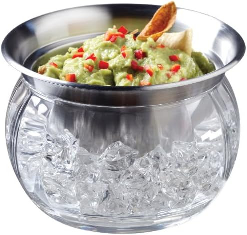 Prodyne Iced Dip-On-Ice Stainless-Steel Serving Bowl | Amazon (US)