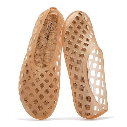 Project Cloud Jelly Shoes Women - Lightweight & Water-Resistant Women's Flats Sandals - Non Slip Womens Shoes - Perfect Summer Jelly Flats for Women 2026 (Jellz, TANTRANS,9M) | Amazon (US)