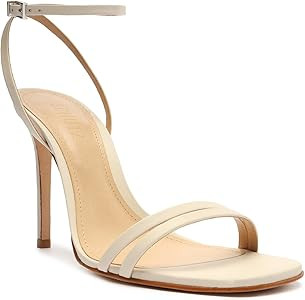 SCHUTZ Women's Altina Ankle Strap Heeled Sandal | Amazon (US)
