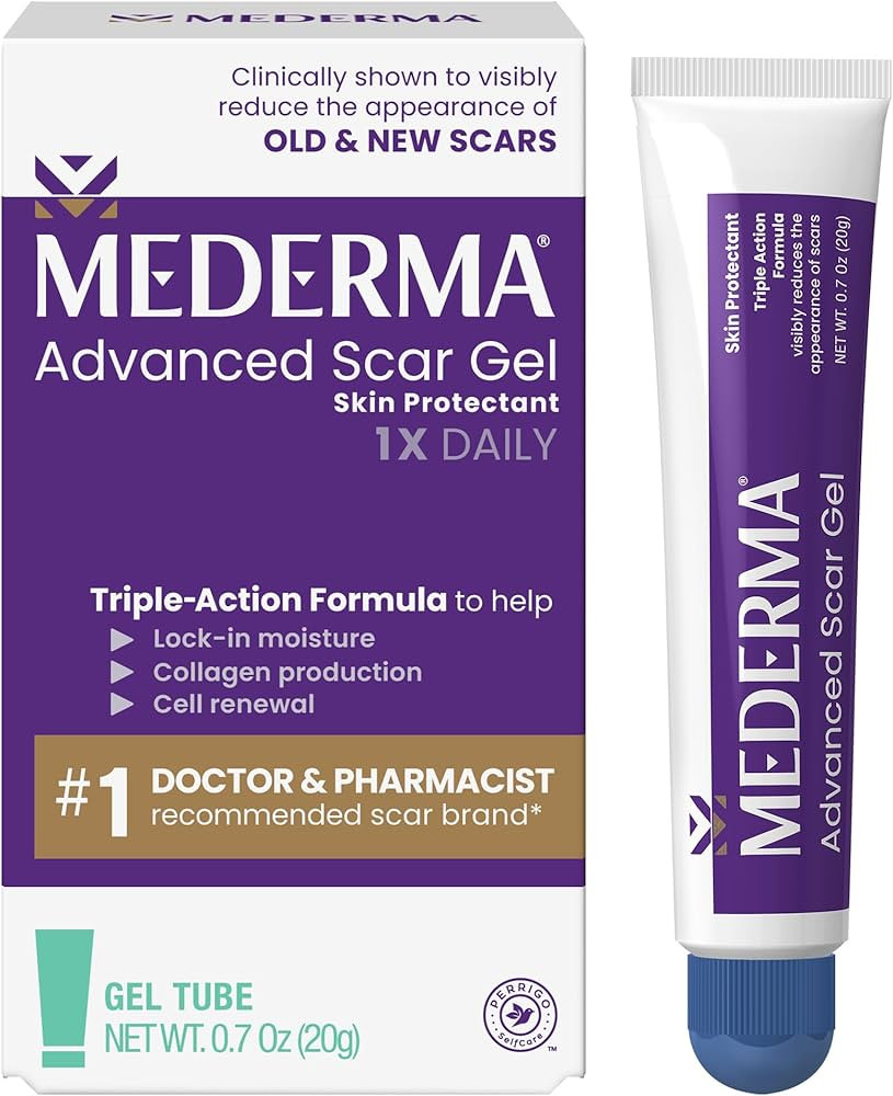 Mederma Advanced Scar Gel, Treats Old and New Scars, Reduces the Appearance of Scars from Acne, S... | Amazon (US)