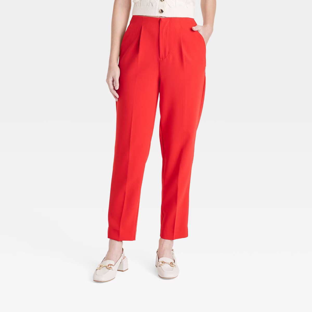 Women's High-Rise Tailored Trousers - A New Day™ | Target