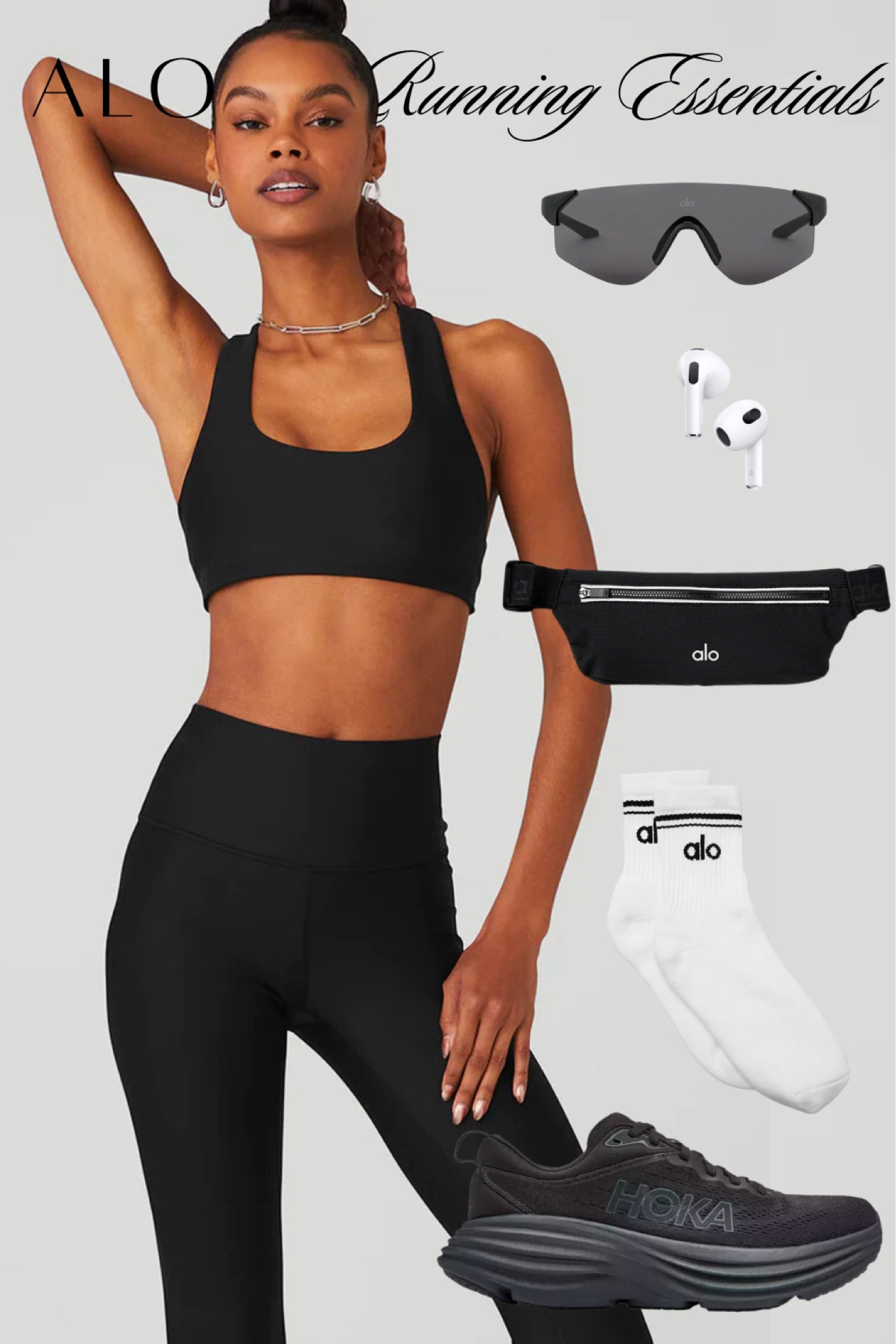 Alo running essentials —

Running outfit, activewear, high waisted leggings, running shoes, HOKA, running belt, running gear, AirPods, running sunglasses, casual style, street style, athleisure, sports bra, fitnesss

#LTKSeasonal #LTKfindsunder100 #LTKfitness
