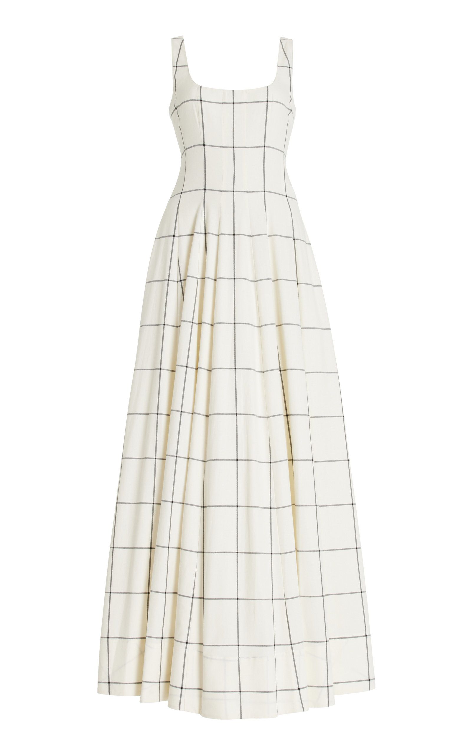 STAUD - Women's Wells Cotton Maxi Dress - White - US 10 - Moda Operandi | Moda Operandi (Global)