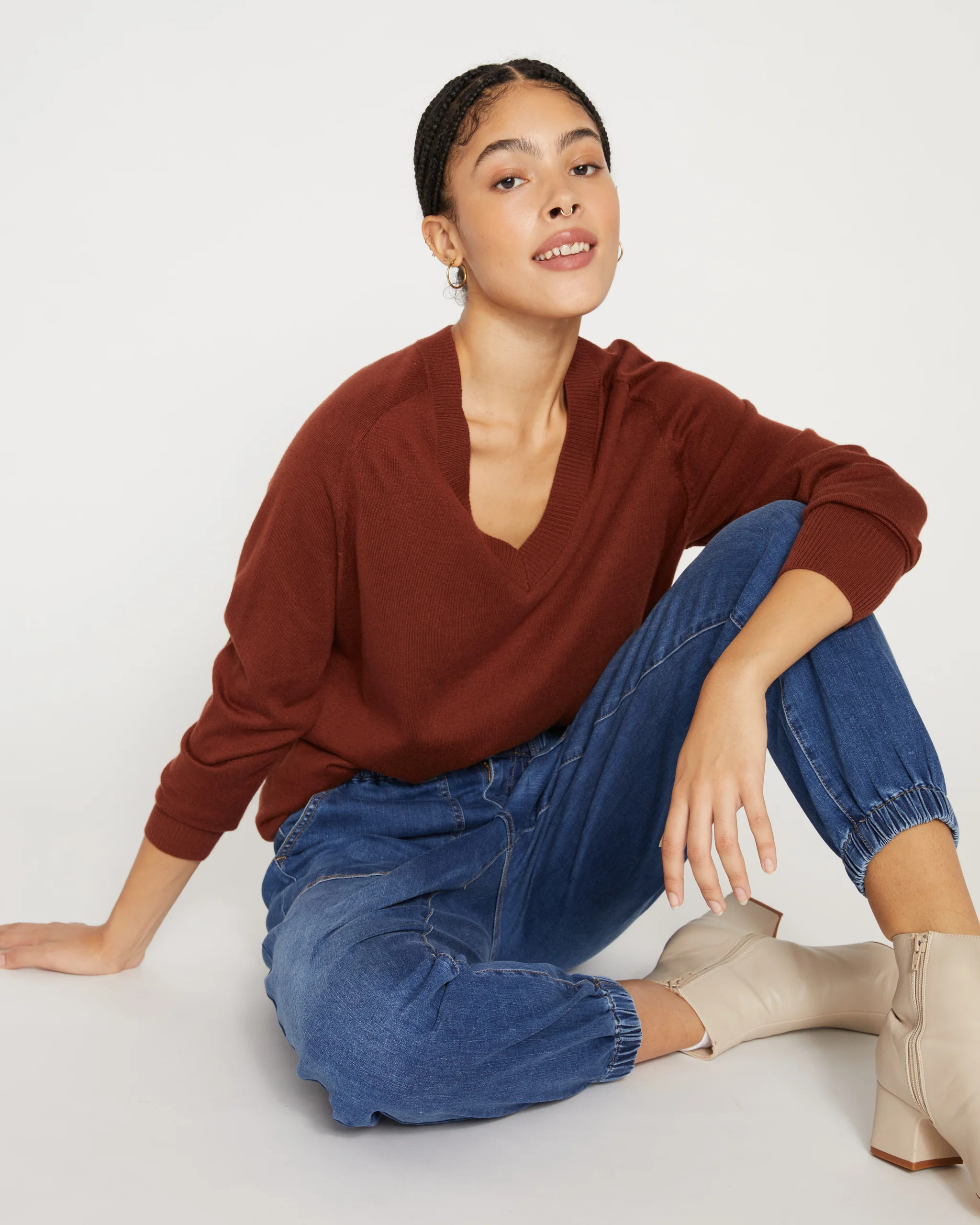 ComfortDenim Joggers
   Western Blue Wash | Universal Standard