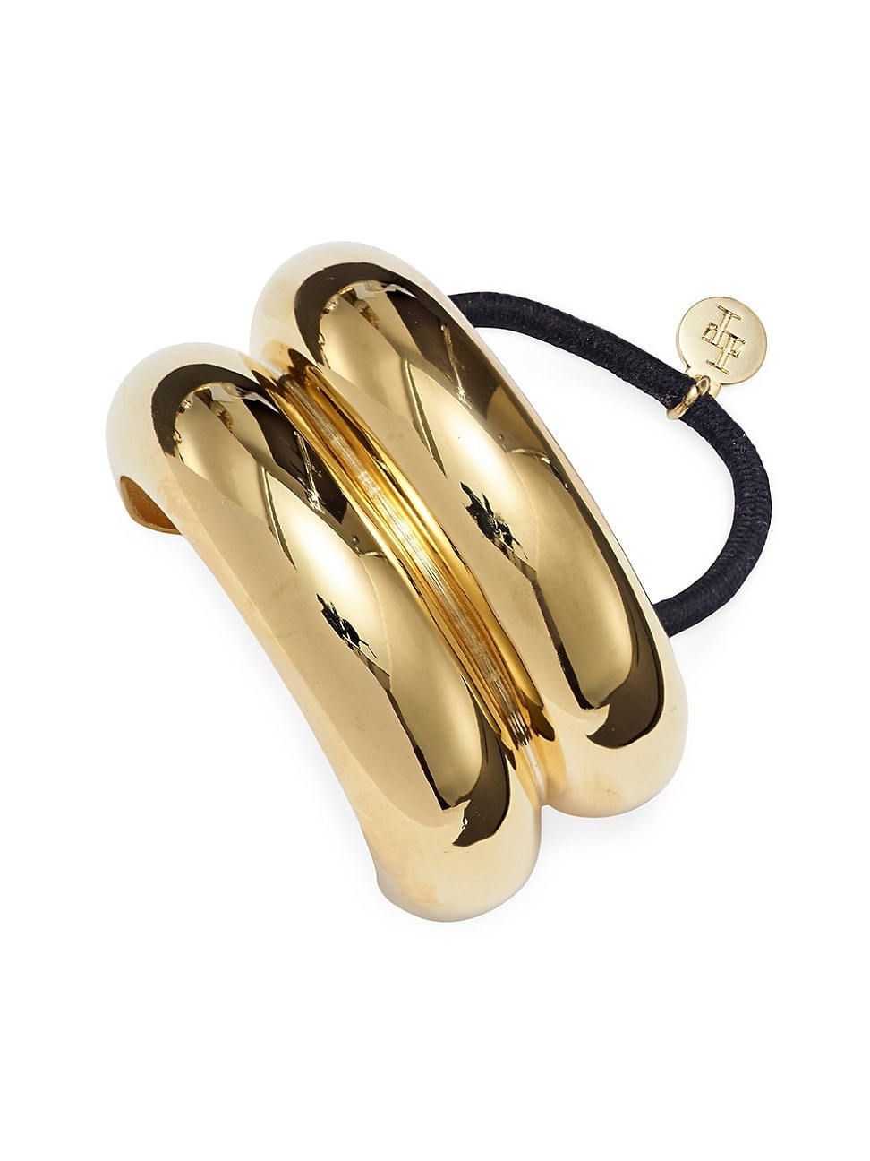 Women's Glossy Double Arch Ponytail Band - Gold | Saks Fifth Avenue