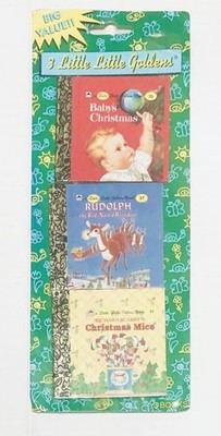 Little Little Golden Books 2.5 Miniature Mini Christmas Baby Mice Rudolph Sealed | eBay US