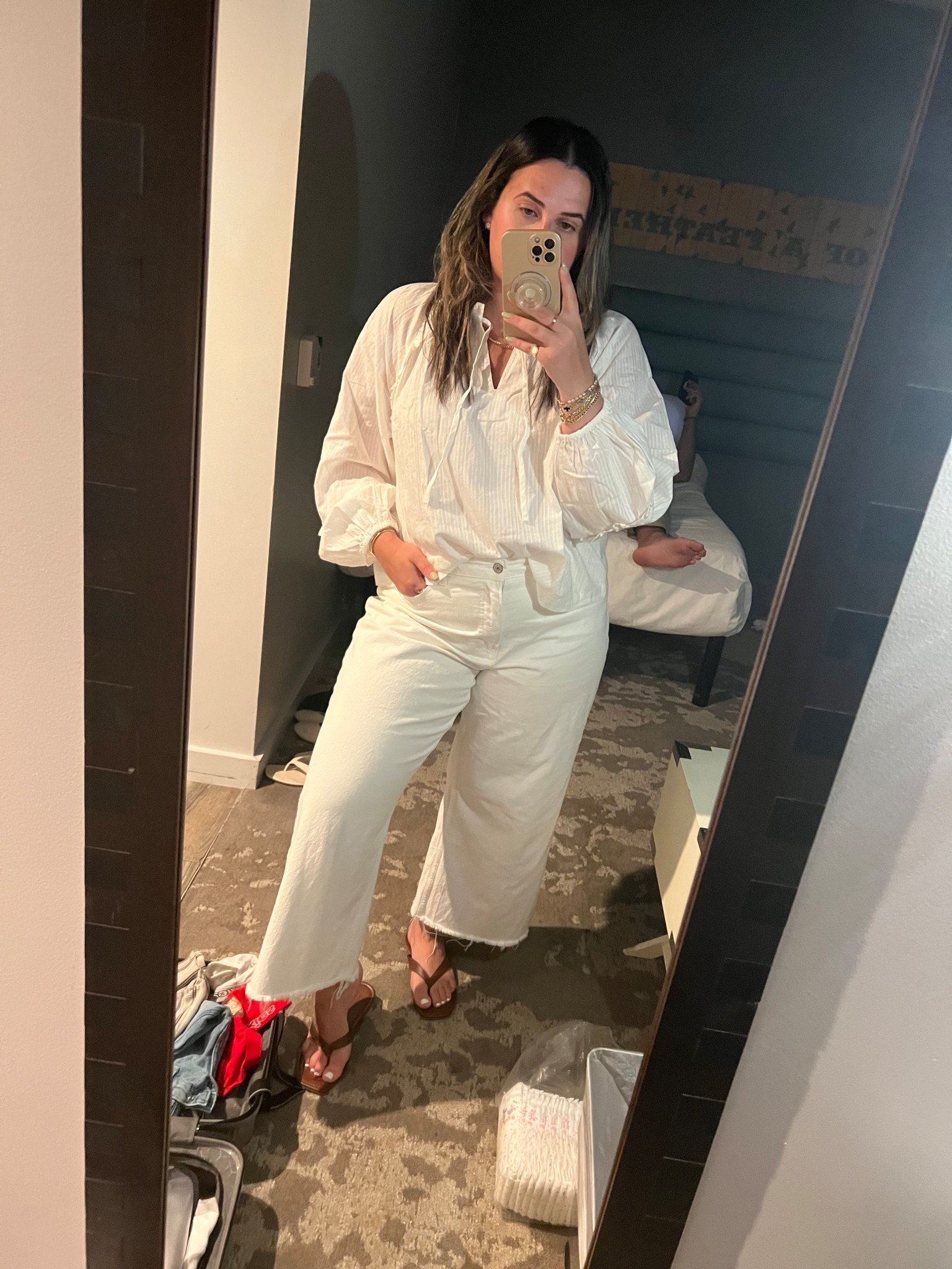 All white look 

#LTKdayinmylife #LTKootd #LTKgrwm