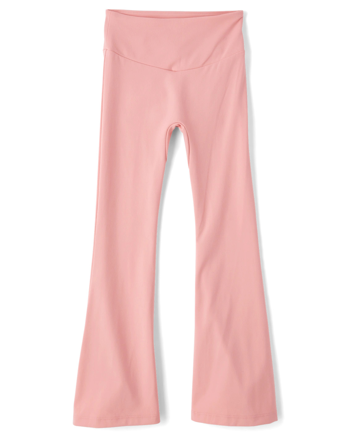 Girls High Rise Flare Leggings - pink | The Children's Place