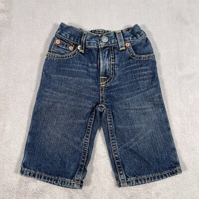 Polo Ralph Lauren Jeans Baby Boys Size 9 Months Blue Elastic Waist Cotton Casual  | eBay | eBay US