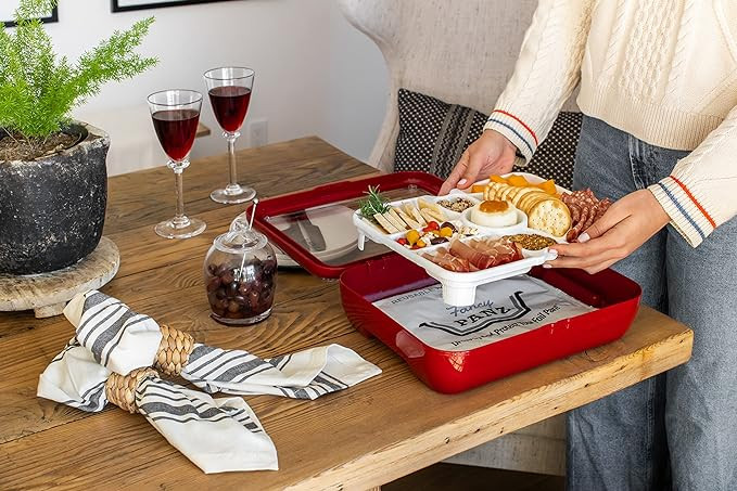 Fancy Panz Charcuterie/Veggie Trayz Insert, White - For Use with Classic and Premium Fancy Panz -... | Amazon (US)