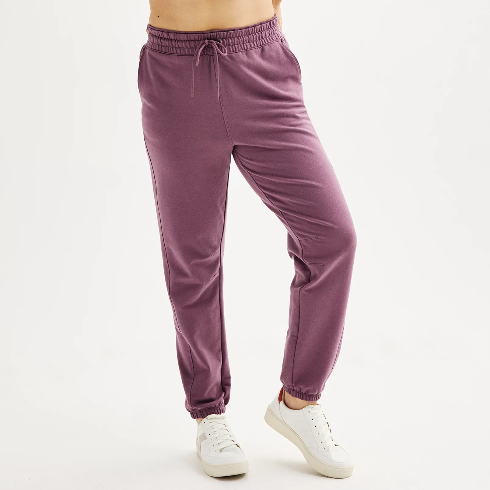 Women's FLX Embrace High-Rise Boyfriend Joggers | Kohl's