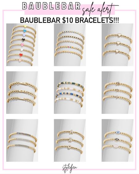 Baublebar $10 Pisa bracelets!!!



#LTKHoliday #LTKSeasonal #LTKCyberweek