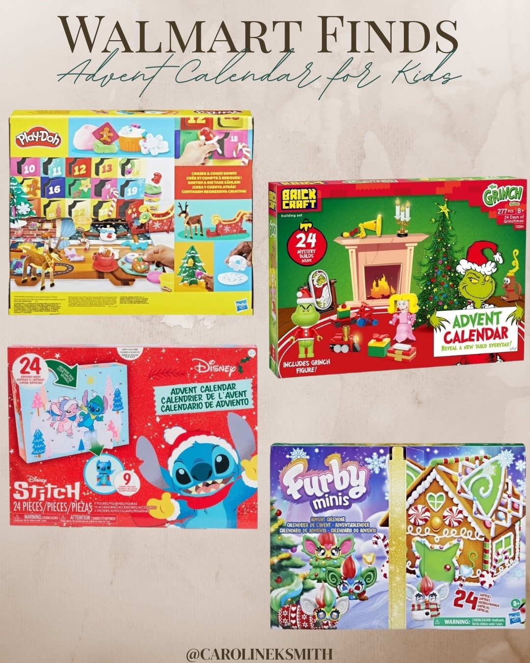 Christmas advent calendars for kids


Toy advent, playdoh, fun for kids , stitch, the grinch, Christmas 

#LTKGiftGuide #LTKHoliday #LTKKids