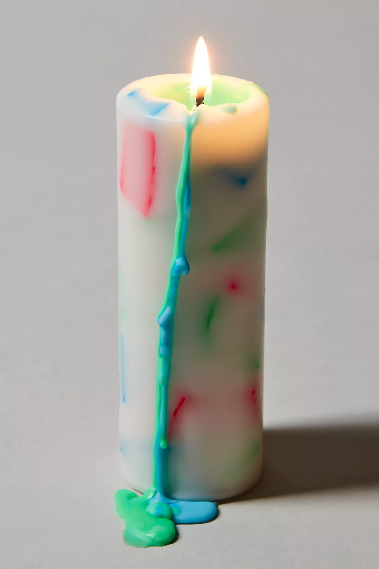 Color Drip Pillar Candle | Free People (Global - UK&FR Excluded)