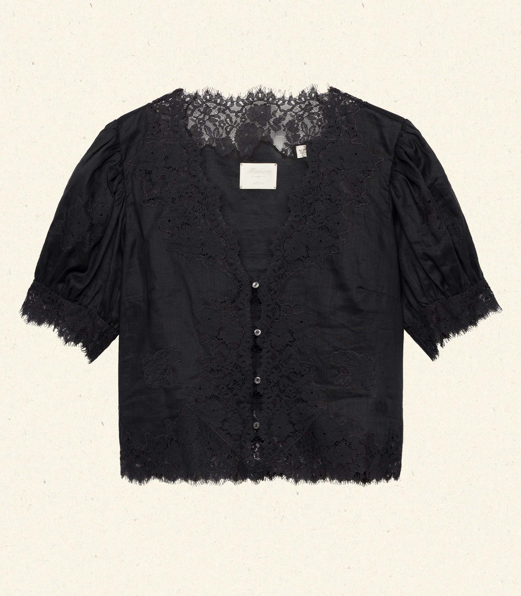 Idella Top - Black | DOEN