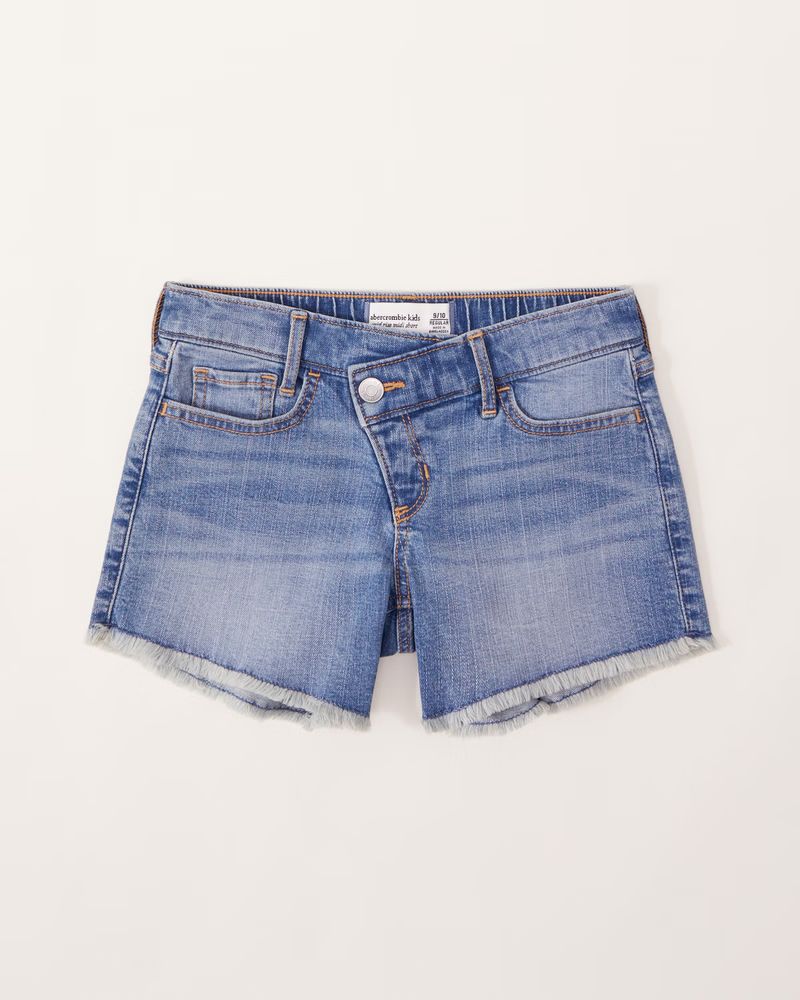 mid rise midi shorts | Abercrombie & Fitch (US)