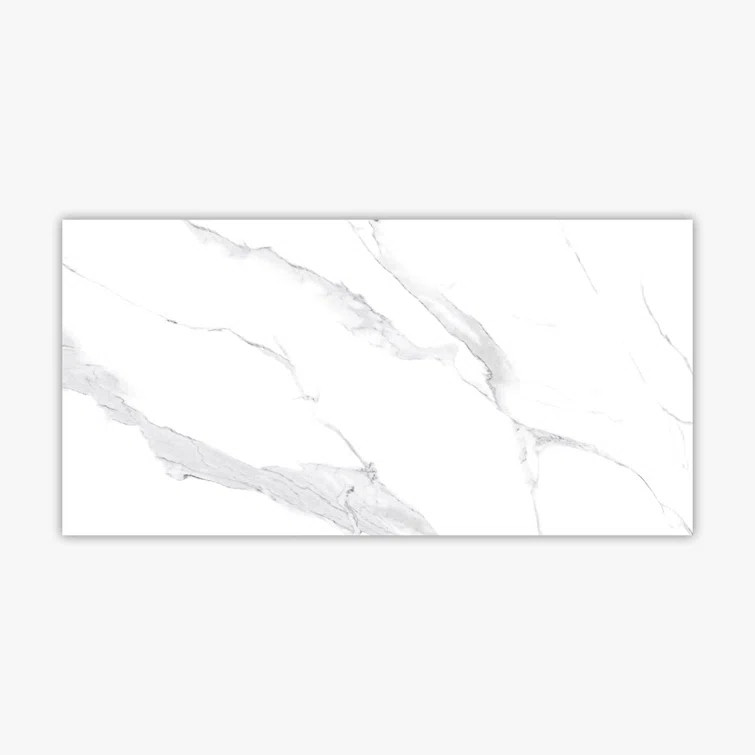 Calacatta 24" x 48" Porcelain Marble Look Wall & Floor Tile | Wayfair North America