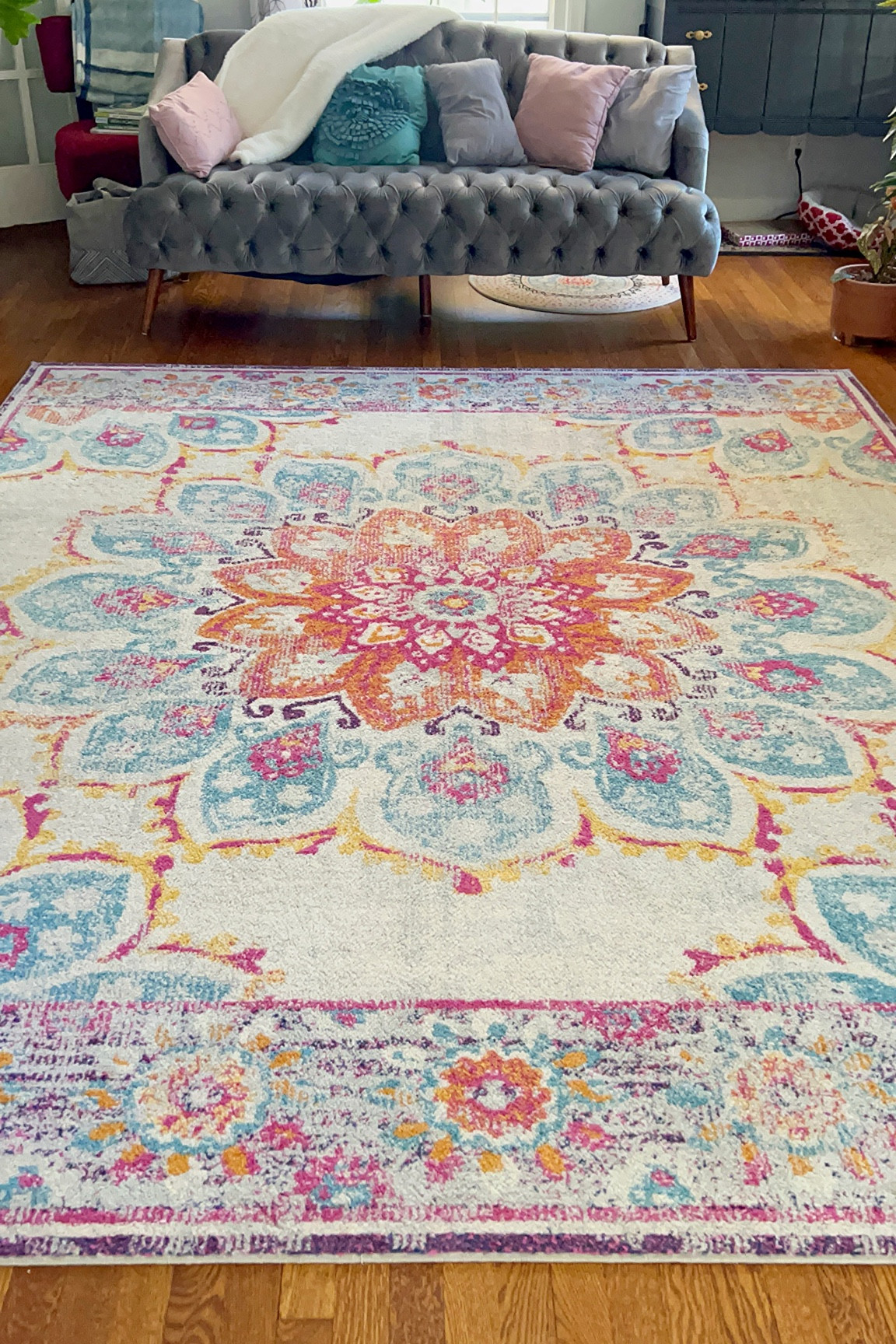 This gorgeous rug is moving up to my bedroom! It’s so much more vibrant in person! 

#LTKHome #LTKHoliday #LTKGiftGuide