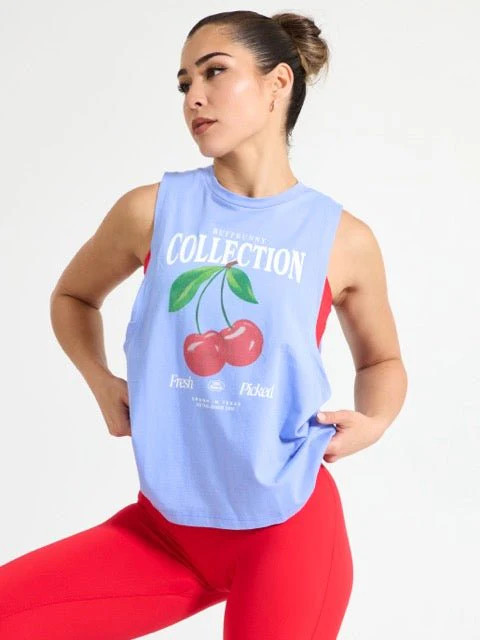 Orchard Tank - Rainwater Blue | Buffbunny