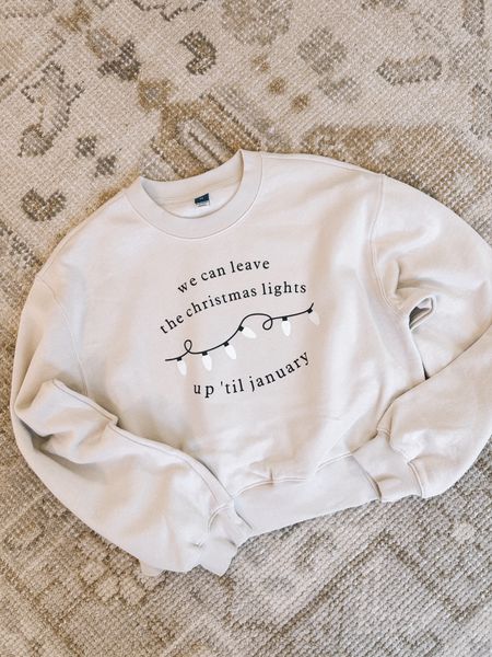 A Taylor Swift-inspired sweatshirt or t-shirt I made for my daughters, referencing lyrics from "Lover." A great Christmas (or Swiftmas) gift for the special Swiftie in your life.

Link to my design on cricut design space, which comes free with any cricut machine: https://design.cricut.com/#/landing/project-detail/65809851bb57319a31fc4a98

Materials:

Iron-On:
Black Cricut Iron-On: https://bit.ly/3GMoveU
White Cricut Glitter Iron-on: https://bit.ly/3GQ1TKy

Cricut Machine: Any Cricut machine can cut iron-on!

The (most affordable machine) Cricut Joy (https://bit.ly/41sbyAo) will likely require you to rotate the design before cutting, and perhaps iron in sections... but that's easy! 

The Joy XTRA (https://bit.ly/3TNt3JV) is a bit more $, but it cuts in a wider format. (So it's easier!) 

The "beast" is the Cricut Maker (https://bit.ly/3Trtidn), which just does about everything. 

Easy Press: https://bit.ly/47aDYQx

Sweatshirts:

Women's Sweatshirt: https://bit.ly/3tqMRrB
Girls' sweatshirt: https://bit.ly/4aoaHVA
Or hoodie: https://bit.ly/4aoaHVA
Toddler Sweatshirt: https://bit.ly/481o4tj
Or hoodie: https://bit.ly/3tnxbW1

#LTKHoliday #LTKGiftGuide #LTKsalealert