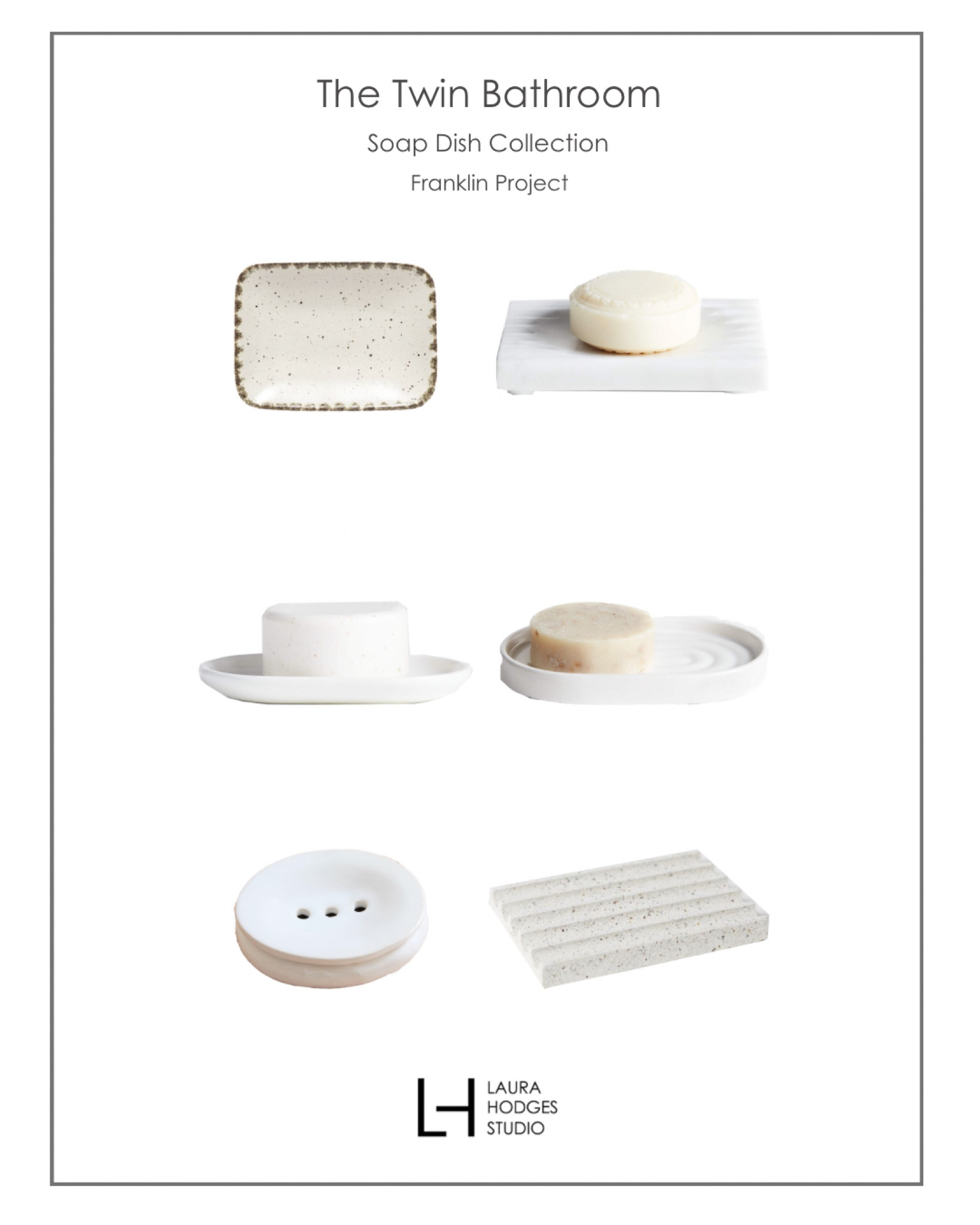 Here are some beautiful and detailed soap dishes we love, perfect for any bathroom!