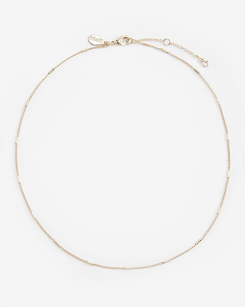 Dot Dash Chain Necklace | Express