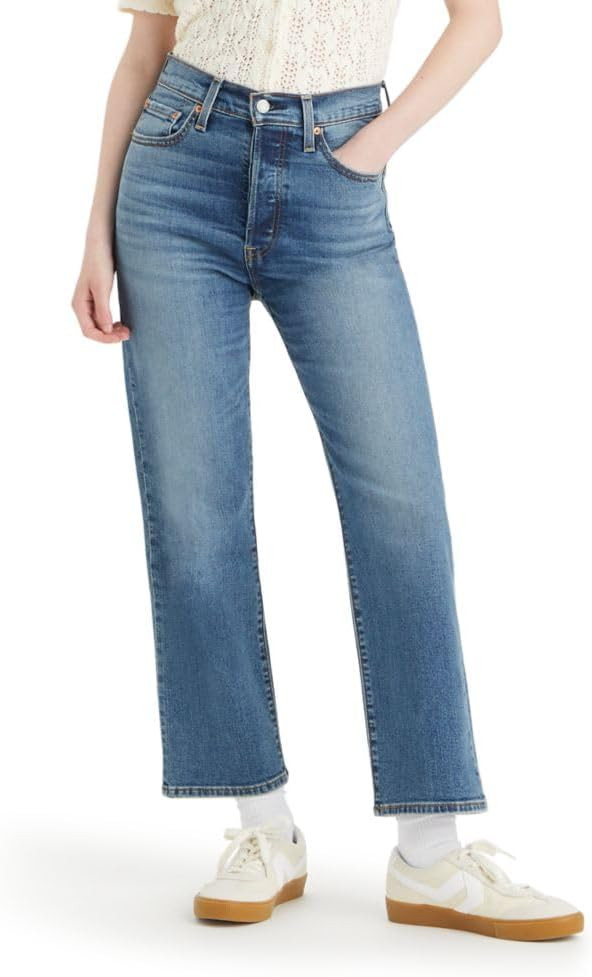 Levi's Women's Ribcage Straight Ankle Jeans | Amazon (US)