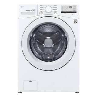LG Electronics 4.5 cu. ft. Large Capacity High Efficiency Stackable Front Load Washer in White WM... | The Home Depot