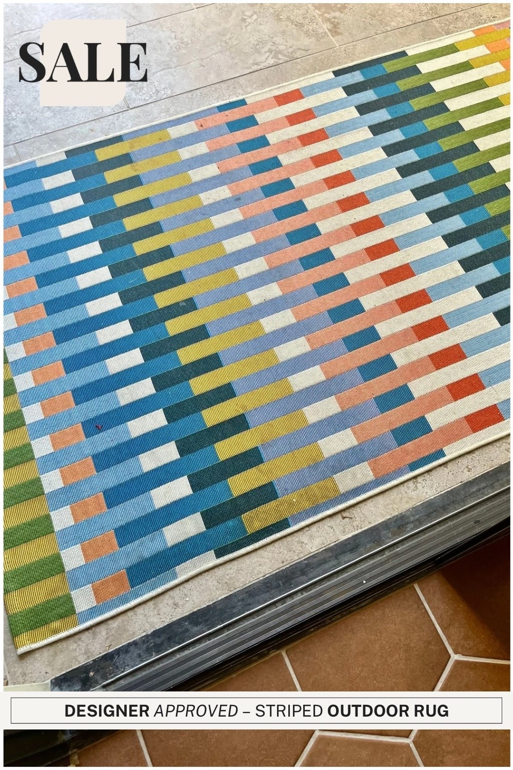 The bold and modern outdoor rug used in our Palm Springs project is on sale! Perfect for a patio and an easy way to add color to your outdoor space. @Wayfair

#LTKSaleAlert #LTKHome #LTKSeasonal