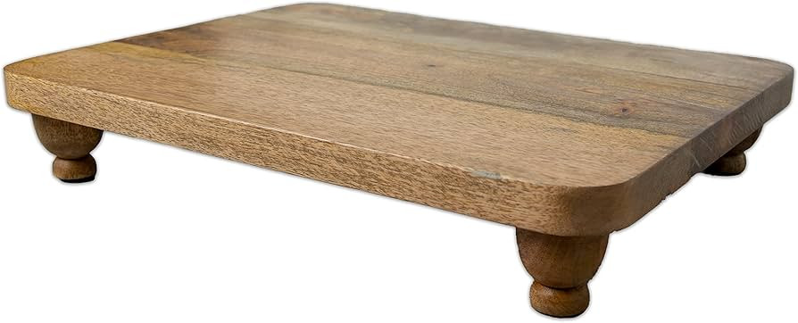 Heritage Lace Wood Farmhouse 18"X3"X14" Footed Serving Board (FH-033) | Amazon (US)