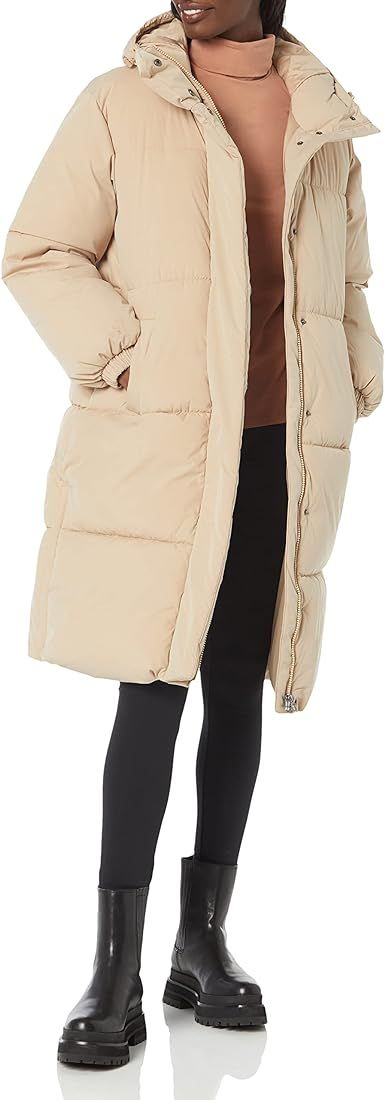 Amazon Essentials Women's Oversized Long Puffer Jacket (Available in Plus Size) | Amazon (US)