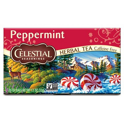 Celestial Seasonings Caffeine Free Peppermint Herbal Tea - 20ct | Target
