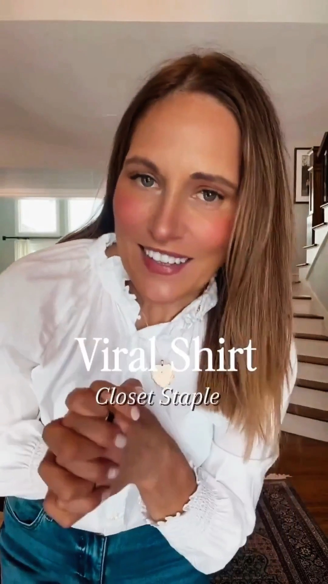 We reach for this top so often because it is truly a closet staple for us. You can wear it with jeans or tuck it into trousers for a workwear look! Worth every penny!

#LTKdayinmylife #LTKgrwm #LTKootd