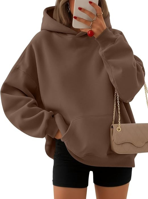 EFAN Women's Hoodies Oversized Sweatshirt Comfort Fleece Sweaters | Amazon (US)