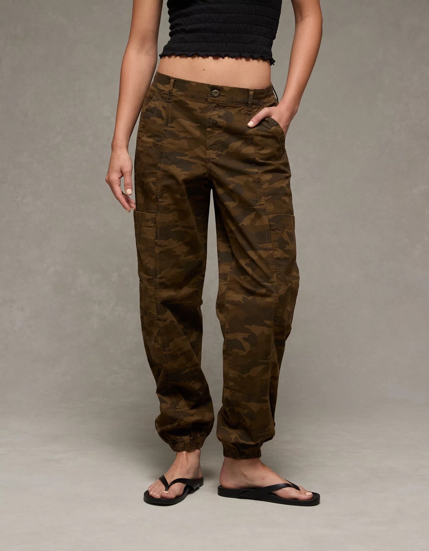 AE Stretch High-Waisted Baggy Cargo Jogger - currently half off! $29!

#LTKSaleAlert #LTKootd