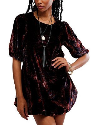 Free People Women's Maye Printed Crewneck Tunic Top - Macy's | Macy's